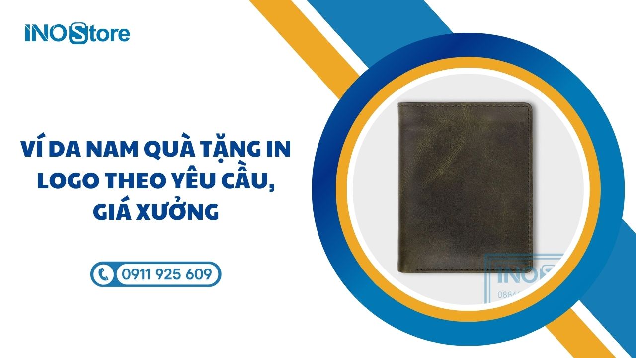 Ví da nam quà tặng in logo theo yêu cầu, giá xưởng Ví da nam quà tặng in logo theo yêu cầu, giá xưởng