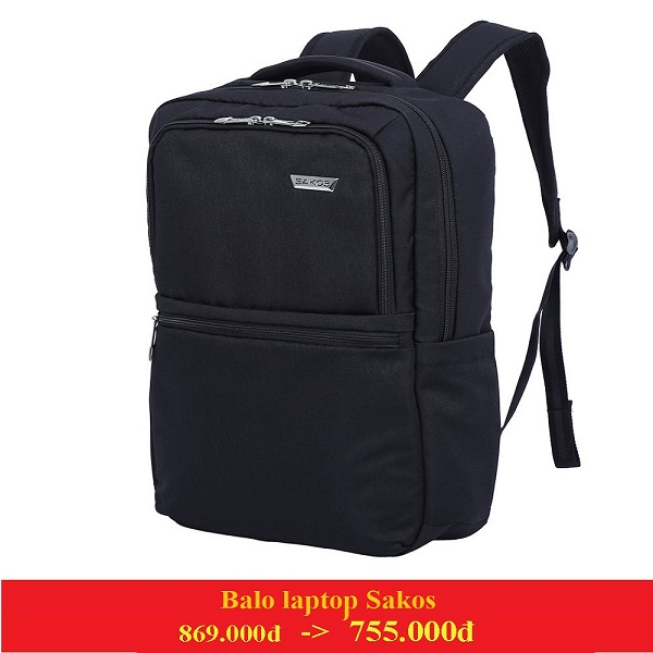 Balo, cặp túi, vali Sakos chính hãng khuyến mãi 50% tại TPHCM