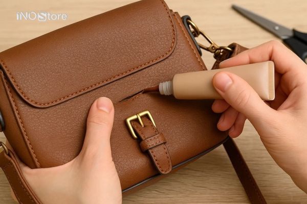 C&aacute;ch sửa t&uacute;i da bị r&aacute;ch tại nh&agrave; đơn giản, tiết kiệm chi ph&iacute;