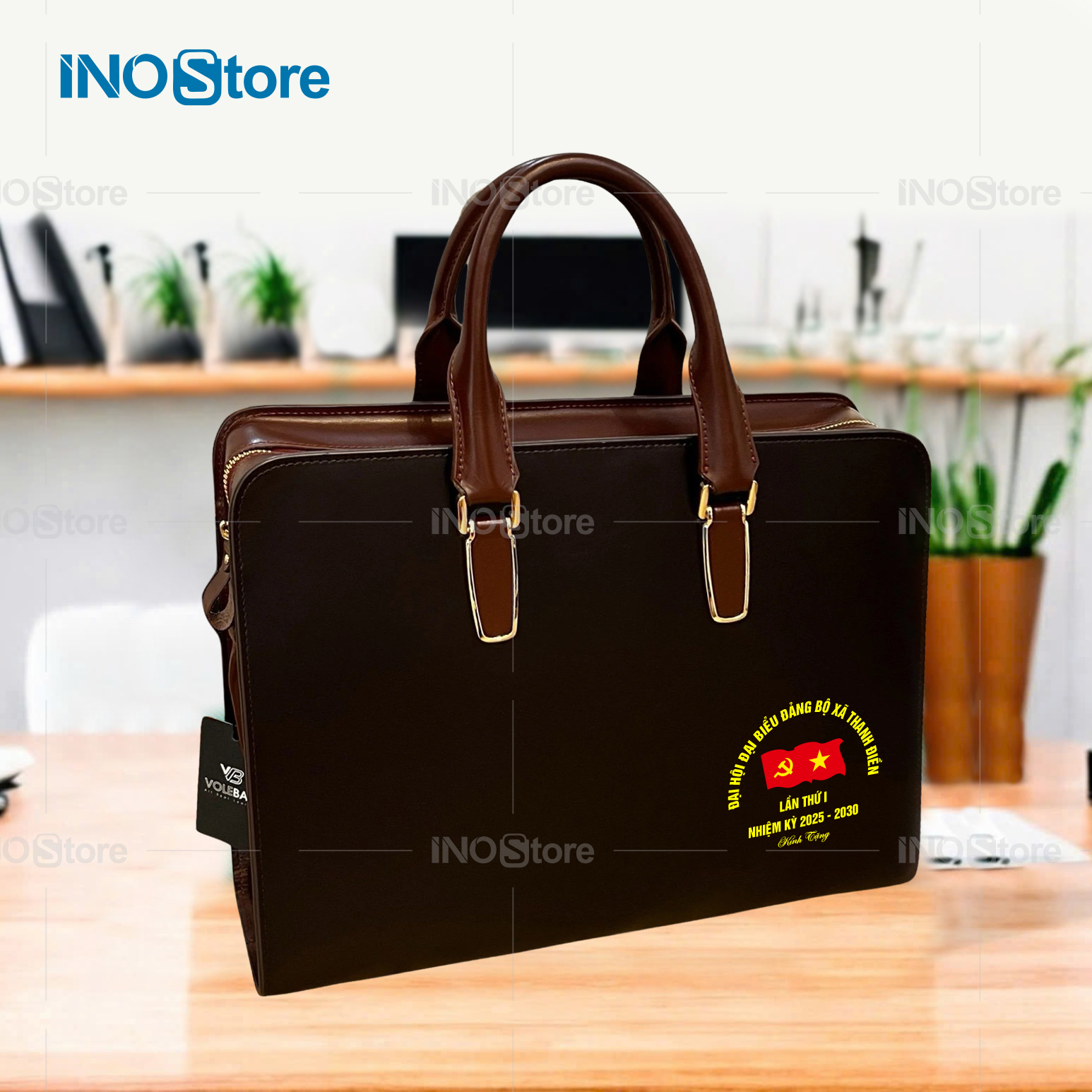 Top mẫu cặp t&uacute;i da c&ocirc;ng sở in logo l&agrave;m qu&agrave; tặng tri &acirc;n kh&aacute;ch h&agrave;ng doanh nghiệp