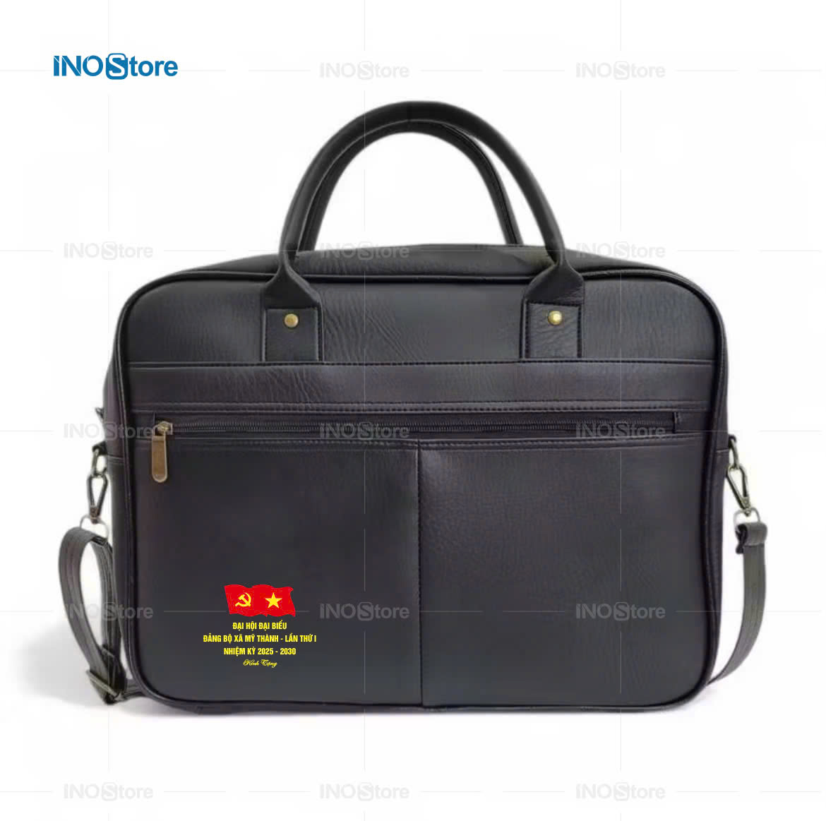 Đặt may t&uacute;i x&aacute;ch nam da mềm số lượng lớn tại xưởng InoStore, gi&aacute; tốt