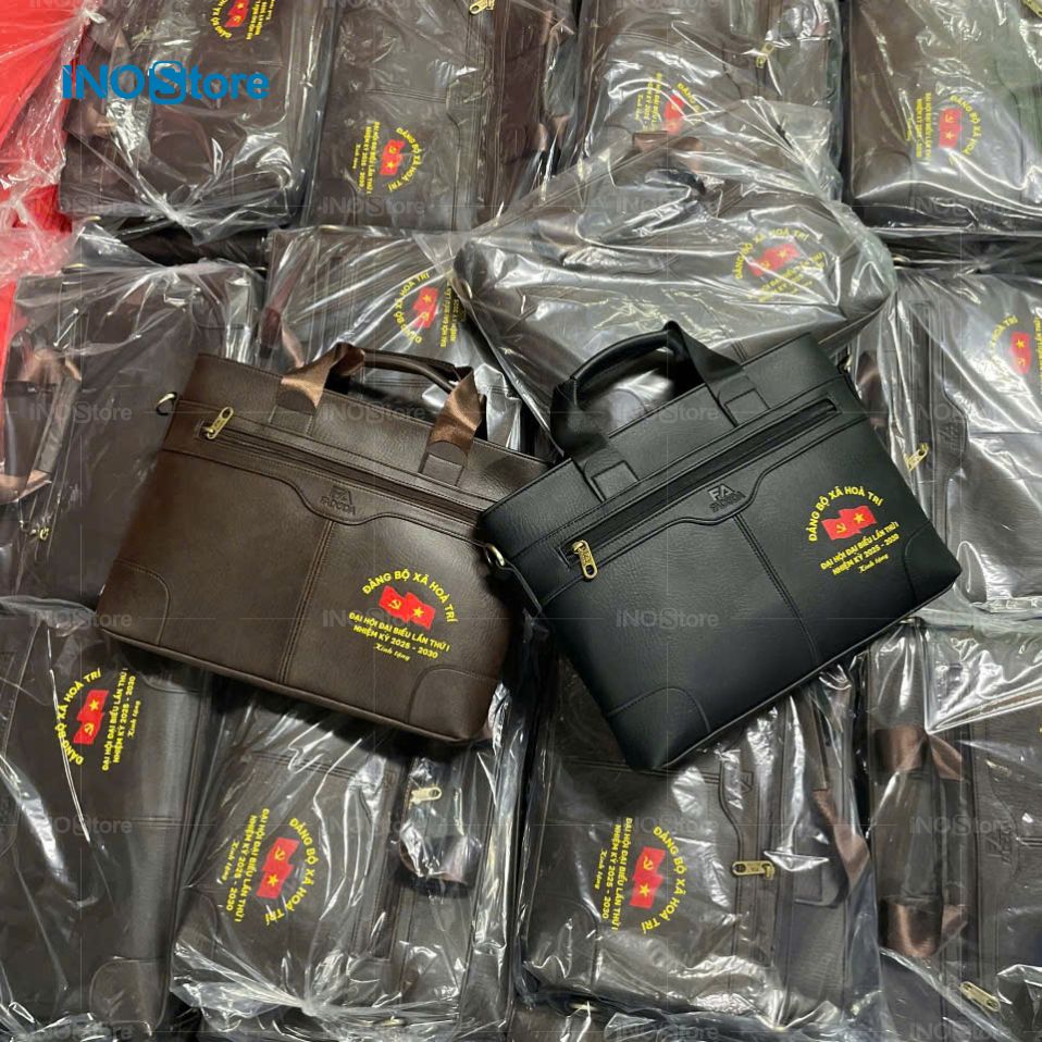 Đặt mua cặp da công sở in logo làm quà tặng sự kiện Đặt mua cặp da công sở in logo làm quà tặng sự kiện